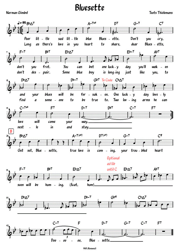 Sheet Music